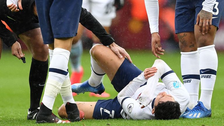 Heung-Min Son was a long-term absentee with an arm injury