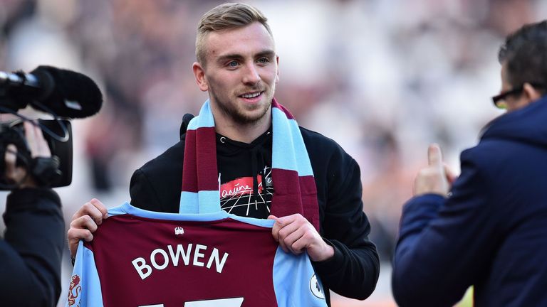 Jarrod Bowen firmó un contrato de cinco años y medio en West Ham