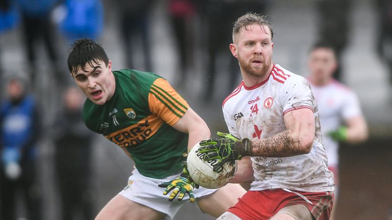 Tyrone prevailed over Kerry in tricky conditions