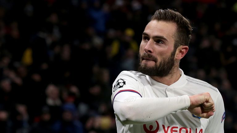Lucas Tousart scored Lyon's winner against Juventus