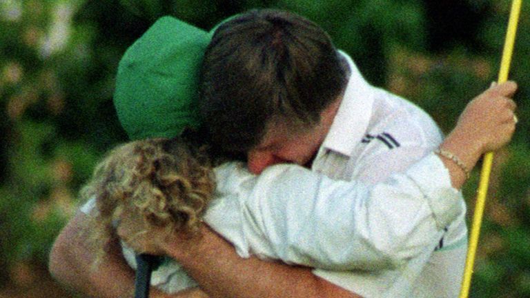 Sunesson worked with Sir Nick Faldo for four of his six major titles