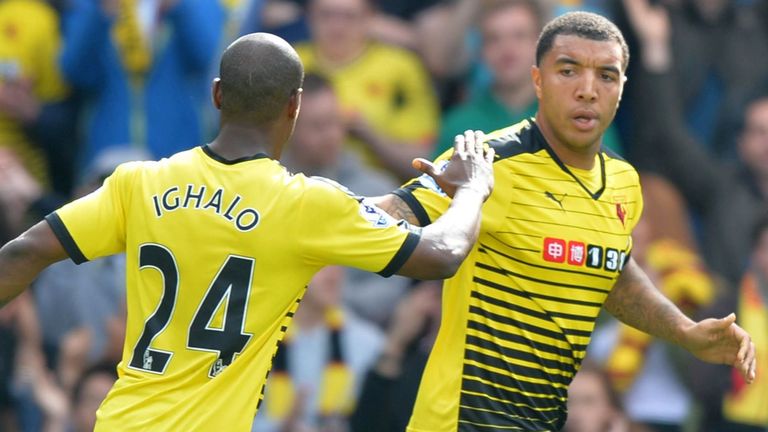 Deeney and Ighalo formed a striking partnership at Watford
