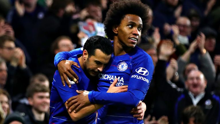 Pedro y Willian no tienen contrato en Chelsea este verano