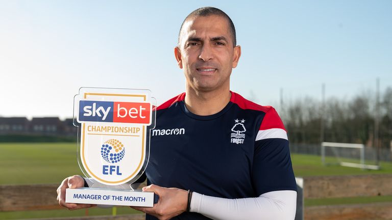 Sabri Lamouchi wins the Sky Bet Championship Manager of the Month