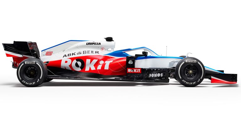 Williams' 2020 car, the FW43