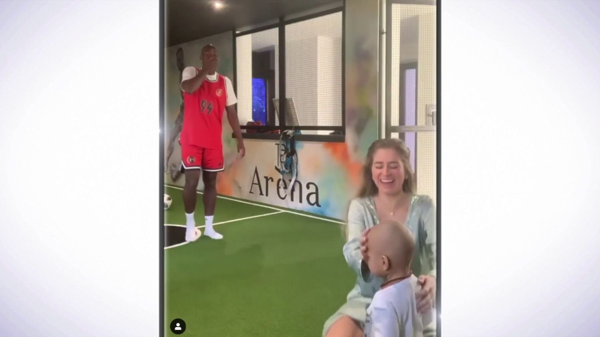 Paul Pogba's wife Maria takes part in stay at home challenge - but it  backfires badly, Football, Sport