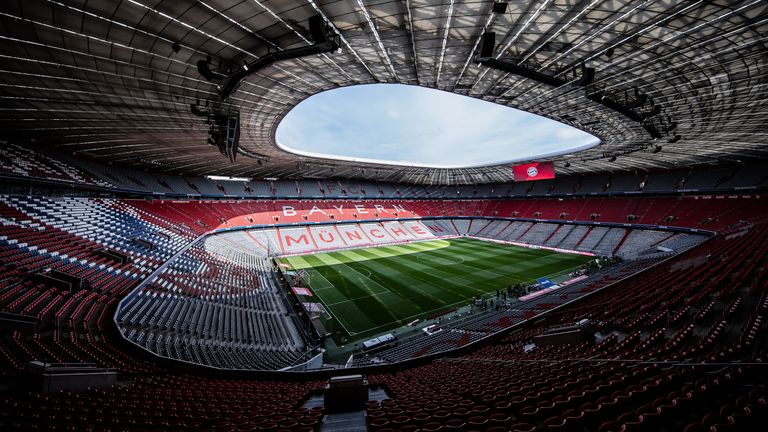 The Allianz Arena in Munich will host the first-ever NFL regular season game in Germany in 2022