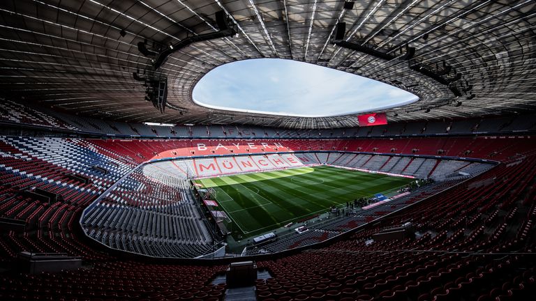 The Allianz Arena in Munich will host the first ever NFL regular season game in Germany in 2022