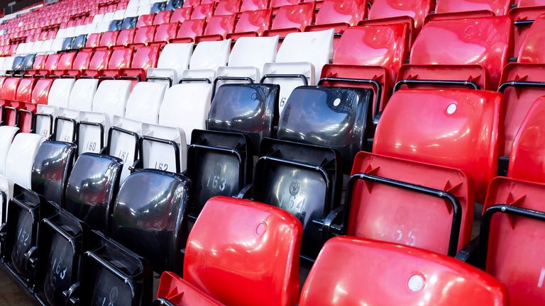 Seats are unlikely to be occupied inside Premier League stadiums for some time