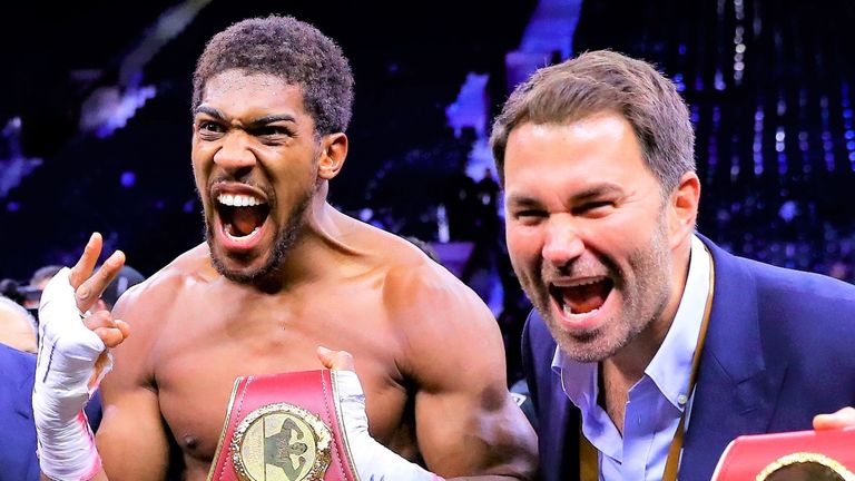 El promotor Eddie Hearn tiene un plan de contingencia para Anthony Joshua