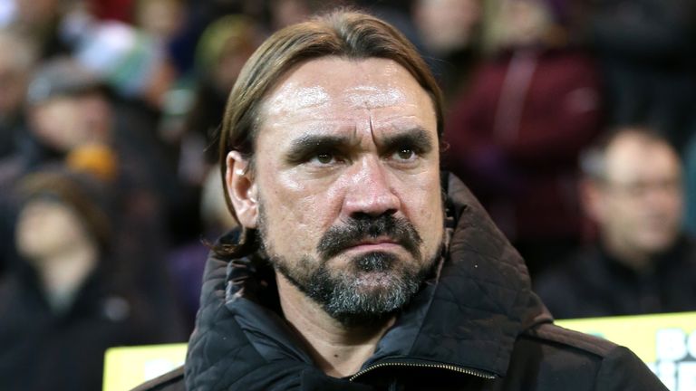Daniel Farke believes Norwich must win five of their seven remaining games to stand a chance of avoiding relegation