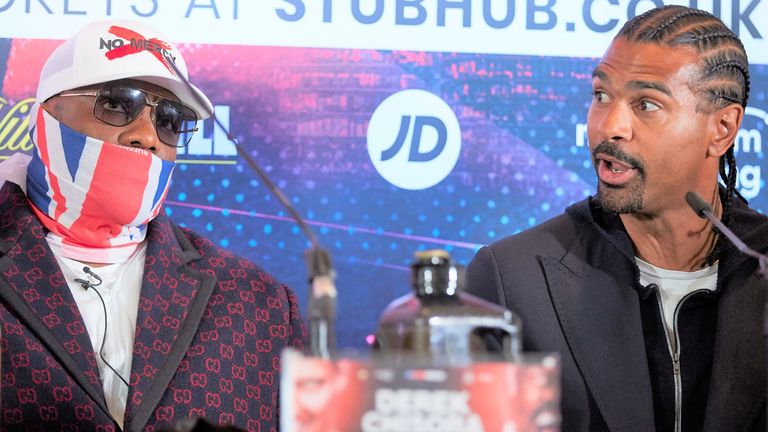 David Haye has been overseeing Chisora's preparations for Usyk 