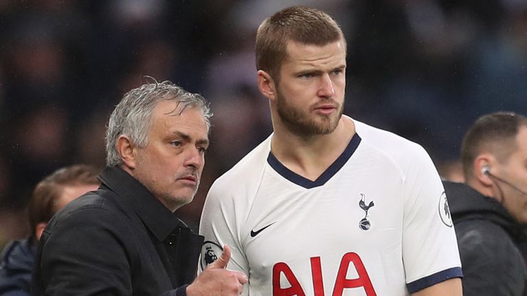 Jose Mourinho will be without Dier for four of Spurs' remaining five Premier League games