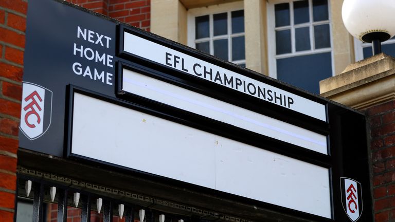 It is still unknown when football will return, and whether it will be behind closed doors or with supporters