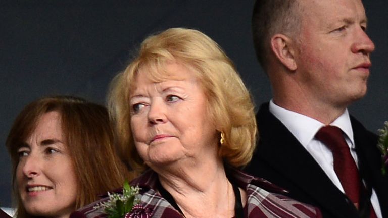 La propietaria de Hearts, Ann Budge, esperaba que otros clubes se unieran a ellos para rechazar la resolución.