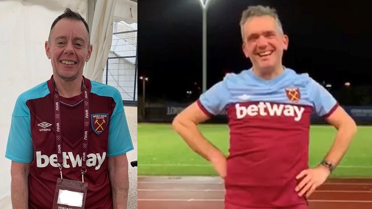 Jamie Jaxon and Mark Baldan became friends through a shared passion for West Ham