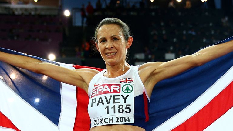 Jo Pavey says she is still aiming to compete at her sixth Olympic games even if they are delayed by a year because of the coronavirus