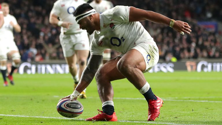 Manu Tuilagi is an ever-present danger in England's midfield