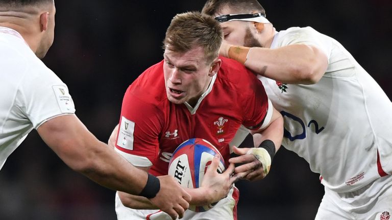 Nick Tompkins showed more promising signs for Wales