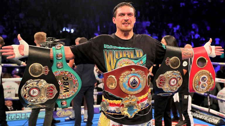 Oleksandr Usyk has lined up a future fight for Joshua's WBO belt