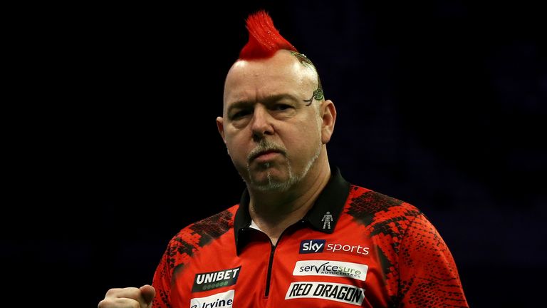 Peter Wright actualmente ocupa el quinto lugar en la tabla de la Premier League