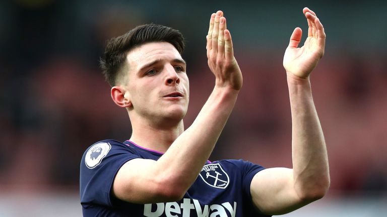 Declan Rice llamó a un miembro de Any Old Iron, el proyecto del club para ayudar a los ancianos