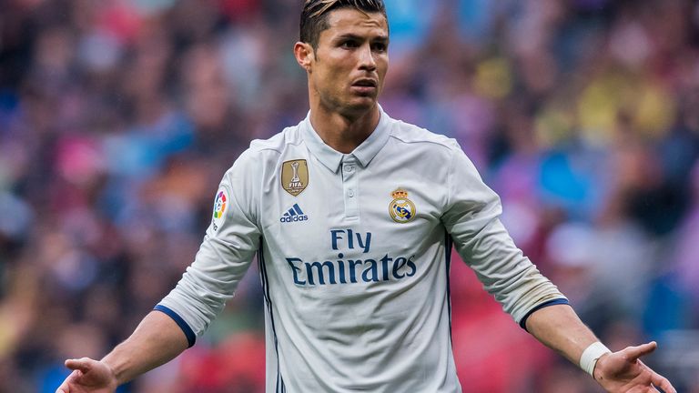 Cristiano Ronaldo came up against Gary Neville's Valencia in 2016