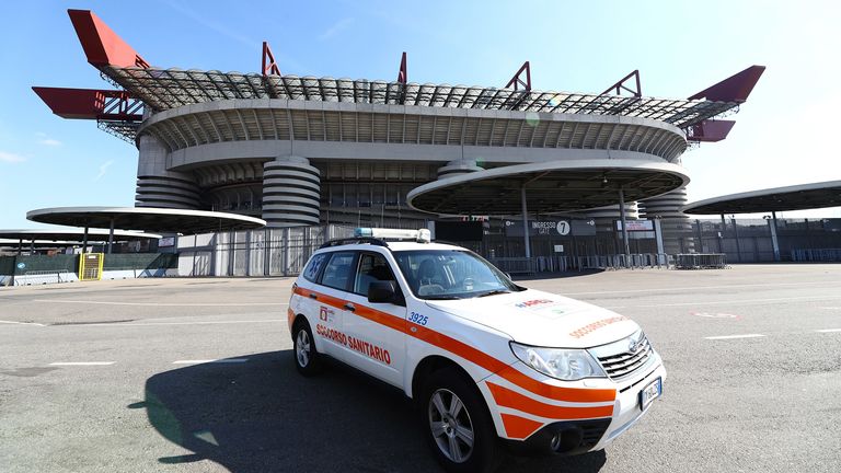 There have been no matches in Serie A since March 9