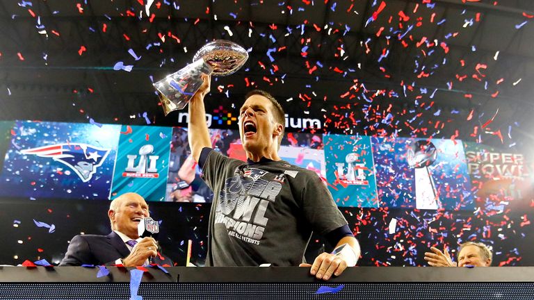 We take a look back at some of the winning moments and drives from Tom Brady’s Super Bowl appearances.