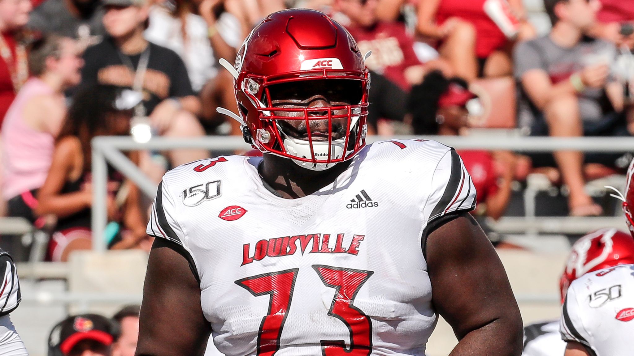 Louisville lineman Mekhi Becton shows off athleticism at NFL combine