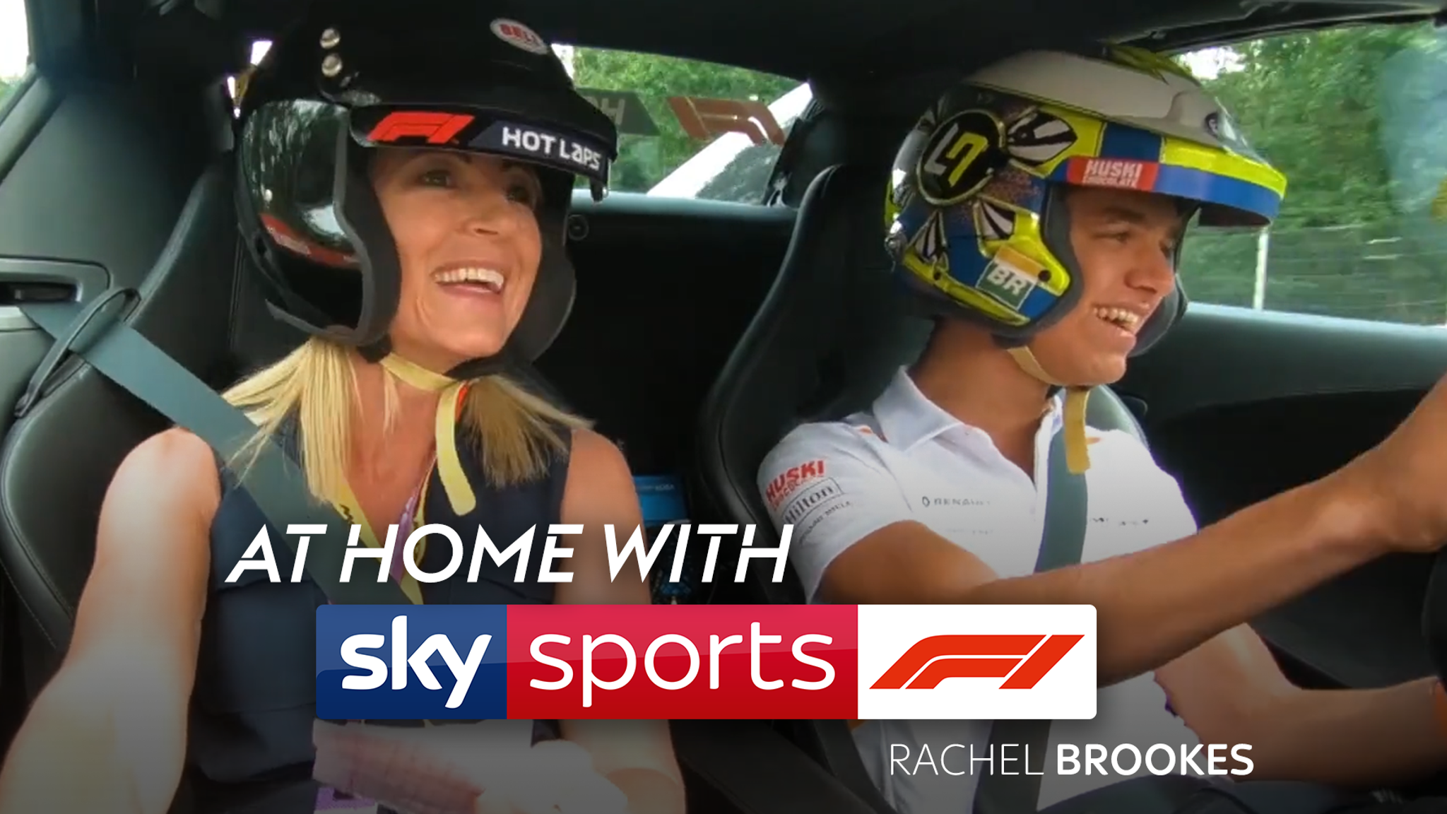 Hot laps with Lando | At Home with Sky F1