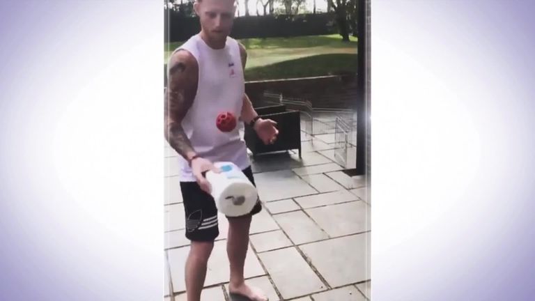 Ben Stokes and Ian Poulter are the latest to try the Ruth Strauss Foundation's 26-ball tap challenge, originally meant to coincide with the London Marathon