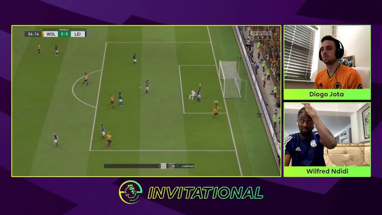Diojo Jota 8-2 Wilfred Ndidi - Goals from ePL Invitational 