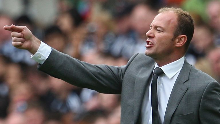 Alan Shearer was unable to stop Newcastle suffering relegation from the Premier League in 2009