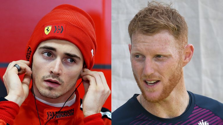 Charles Leclerc y Ben Stokes participarán en un GP virtual