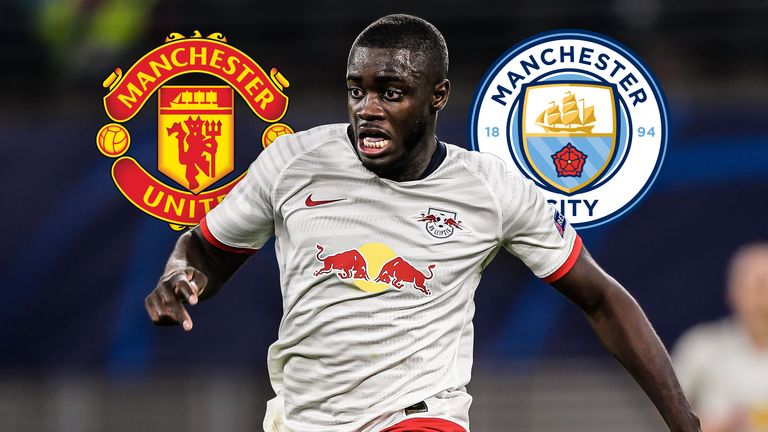 Dayot Upamecano está atrayendo el interés de Manchester United y Manchester City