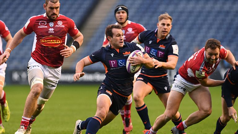 Edinburgh are two points clear at the top of PRO14 Conference B after 10 wins this season