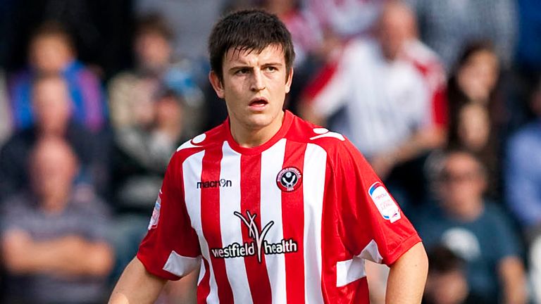 Harry Maguire llegó a la academia en Sheffield United