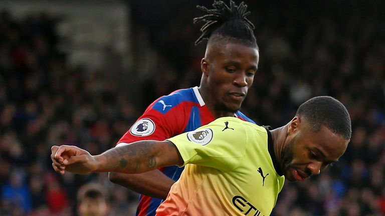 Wilfried Zaha y Raheem Sterling van cara a cara en los últimos 16