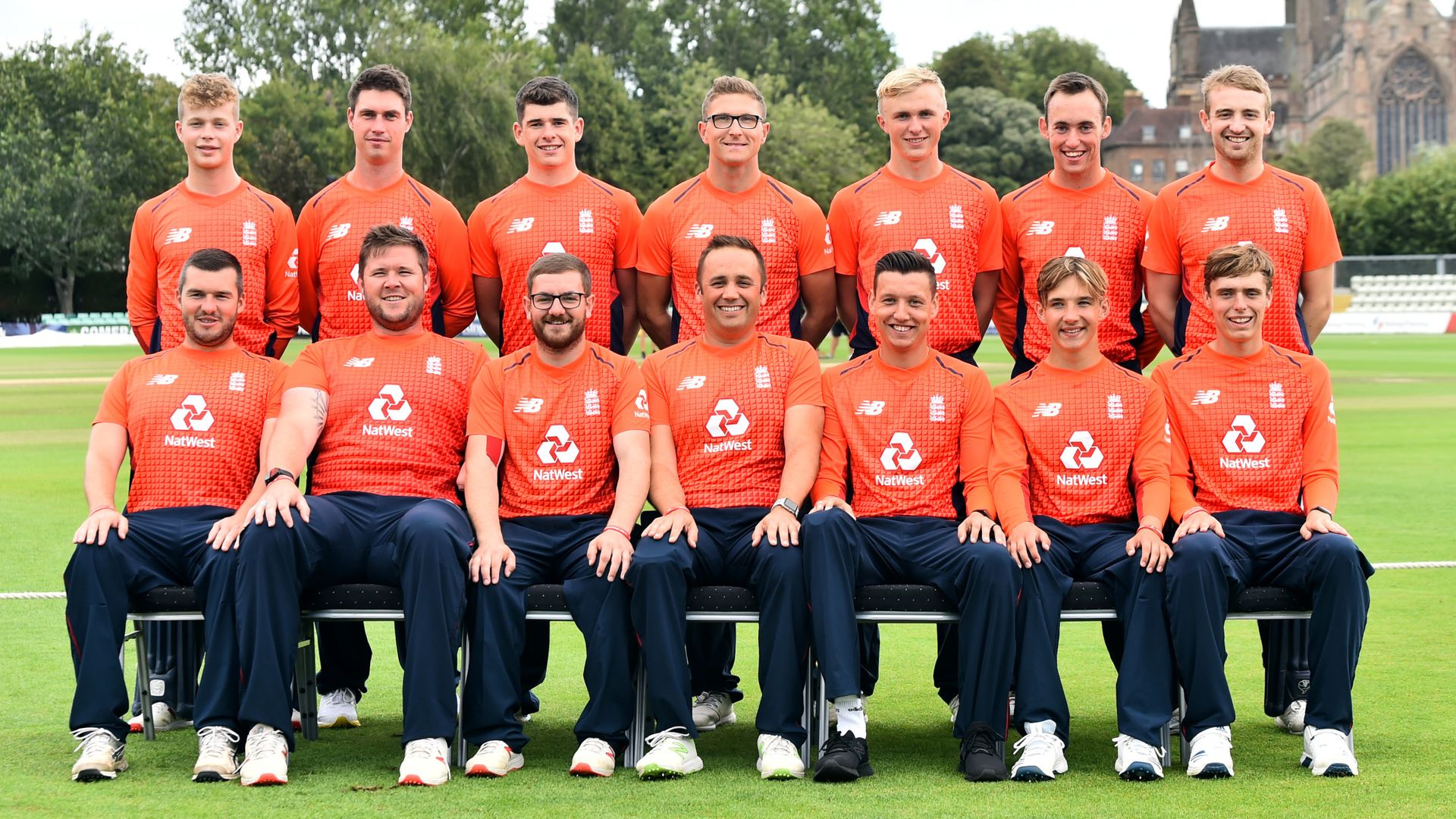 England squad tackle marathon challenge