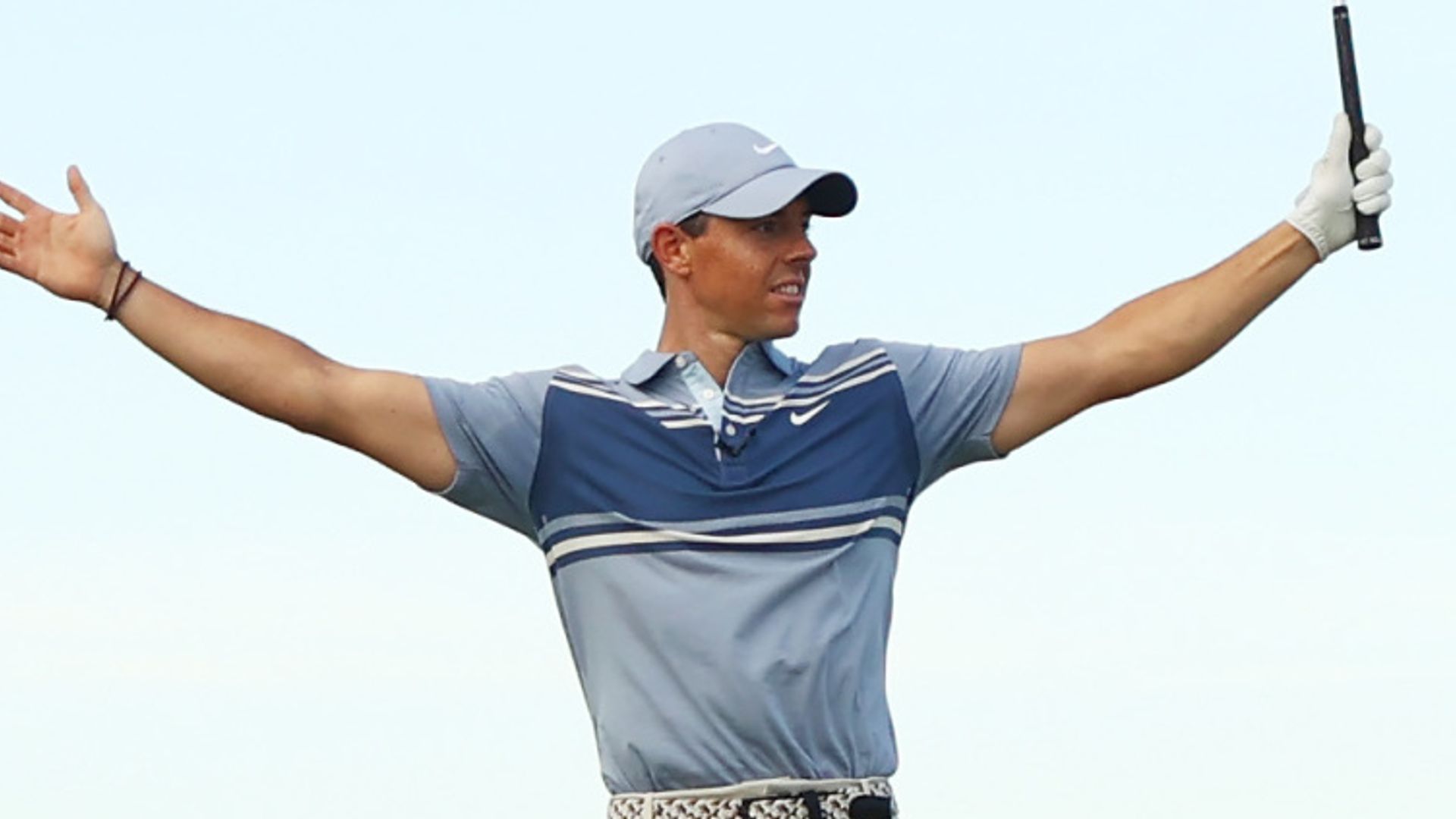 McIlroy and DJ win live golf's return