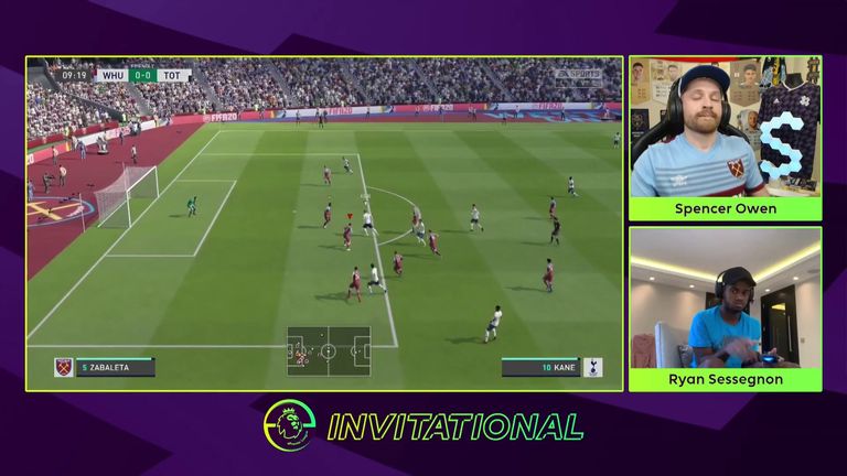 Tottenham's Ryan Sessegnon beat YouTuber and West Ham supporter Spencer Owen in their first-round match