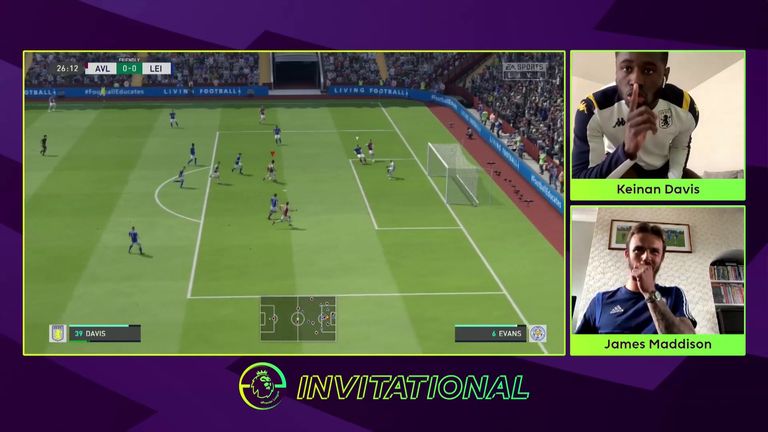 Maddison went through to the final of the ePL Invitational after a dramatic 4-3 victory over Aston Villa's Keinan Davis decided by Golden Goal
