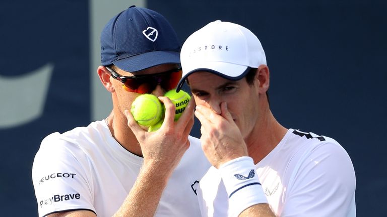 Jamie Murray and Andy Murray will be on court together again in 'Schroders Battle of the Brits' later in the summer