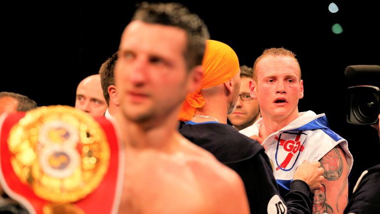 Groves would later win a world title after Froch had retired