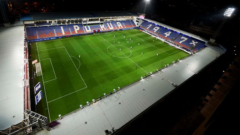 Eibar played Real Sociedad behind closed doors on March 10