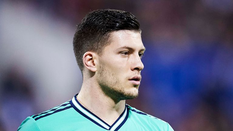 Luka Jovic signed for Real Madrid in the summer from Eintracht Frankfurt