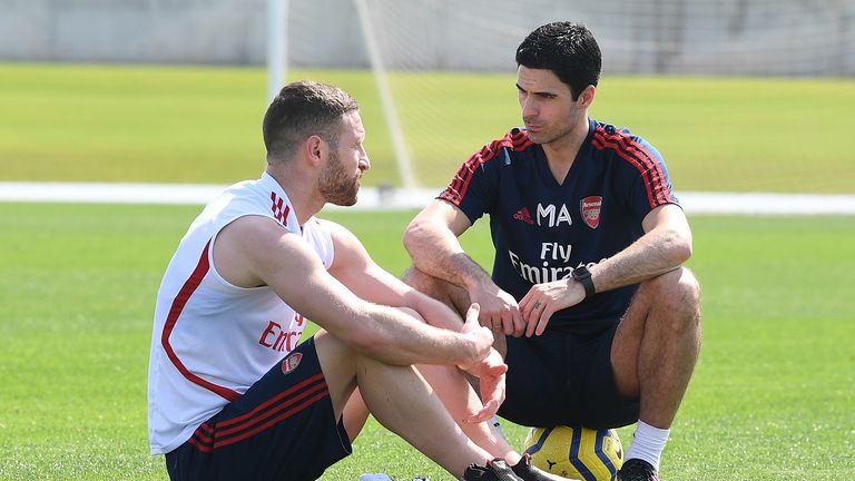 "There's now an opportunity for Arteta to work with the current crop," says Merson