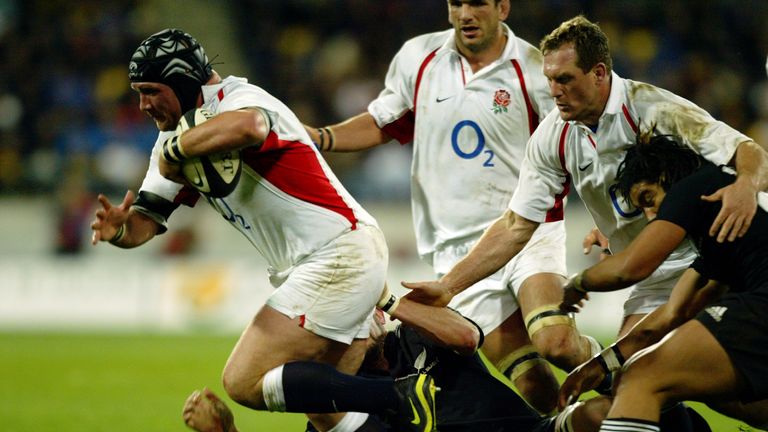Vickery in action against New Zealand in 2003