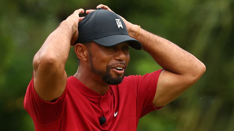 Tiger Woods was in good form and good spirits